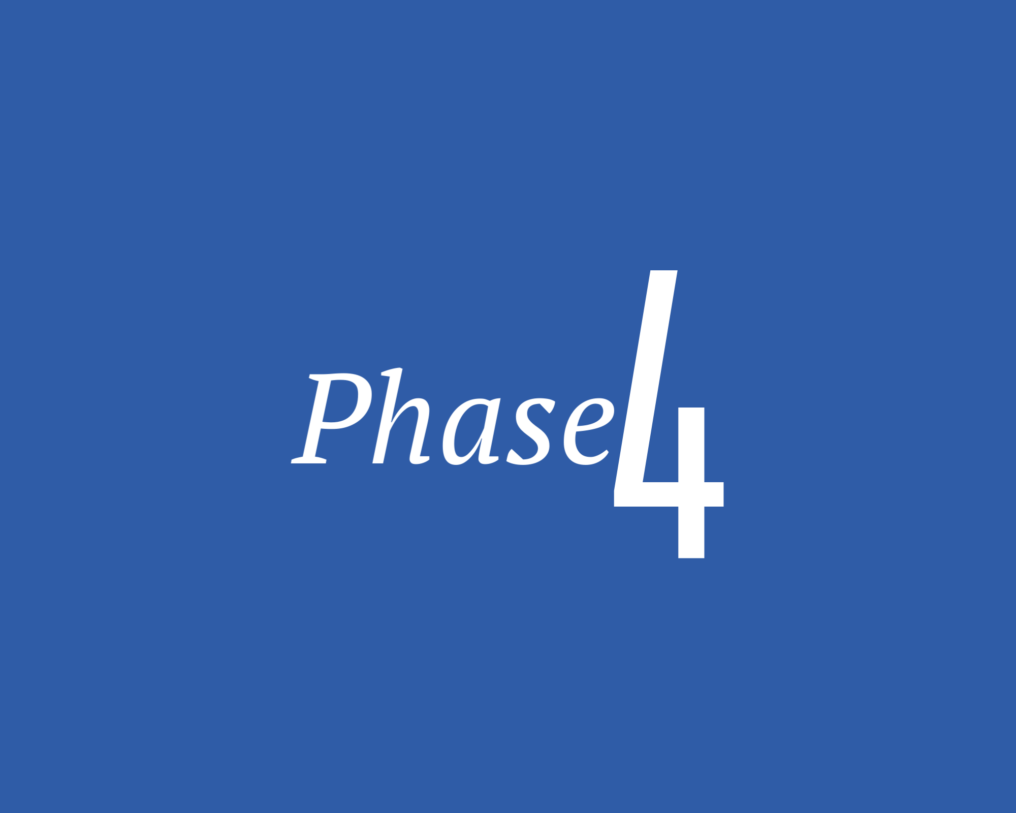 Apprentissage en SDG PHASE 4